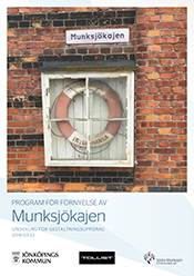 Framsida - program för förnyelse av Munksjökajen. 